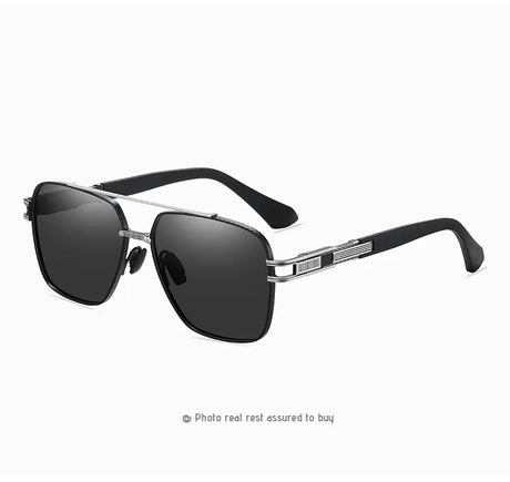 Square Myopia Photochromic Polarized Sunglasses