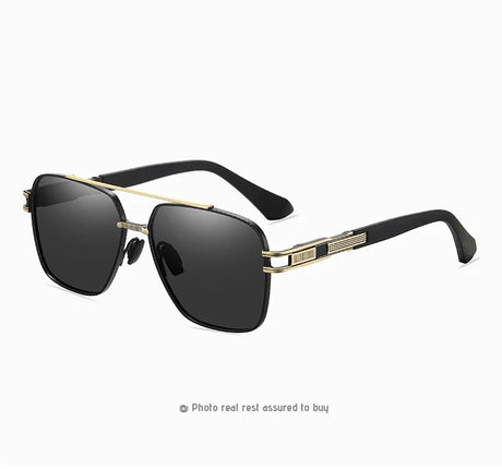 Square Myopia Photochromic Polarized Sunglasses