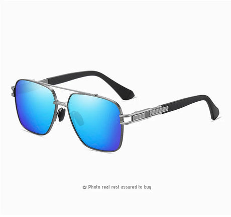 Square Myopia Photochromic Polarized Sunglasses