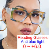 Square Retro Oversized Reading Glasses