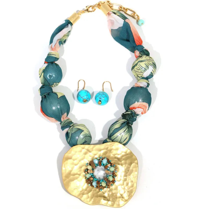 Necklace and earring
