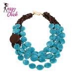 Statement Bohemian Beads Handmade Party Jewelry Sassy Chick Logo