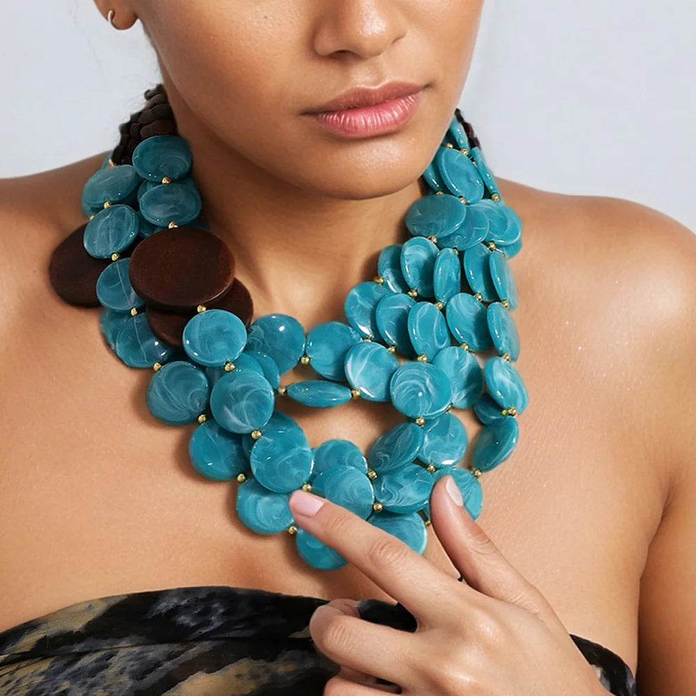 Statement Bohemian Beads Handmade Party Jewelry