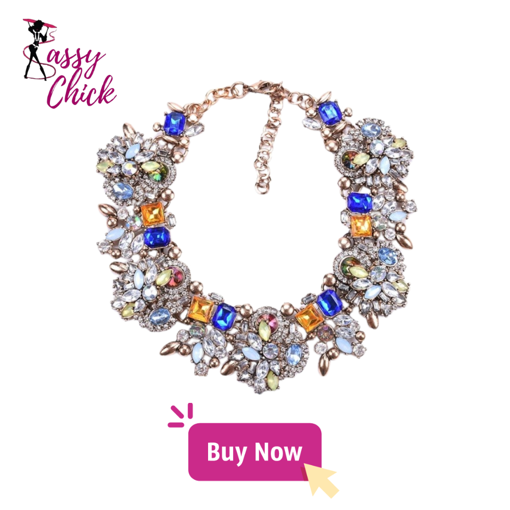 Statement Luxury Crystal Bib Necklace