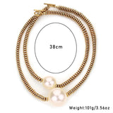 Size of Statement Pearls Design Party Jewelry