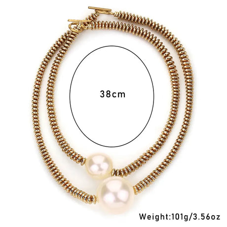 Size of Statement Pearls Design Party Jewelry