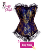 Steampunk Lace Up boned Clothing Plus Size Corsets
