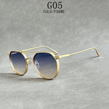 Steampunk Oval Men Sunglasses
