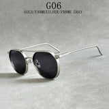 Steampunk Oval Men Sunglasses