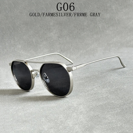 Steampunk Oval Men Sunglasses