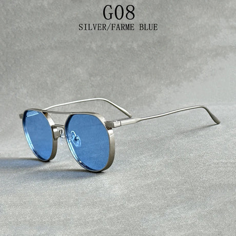 Steampunk Oval Men Sunglasses