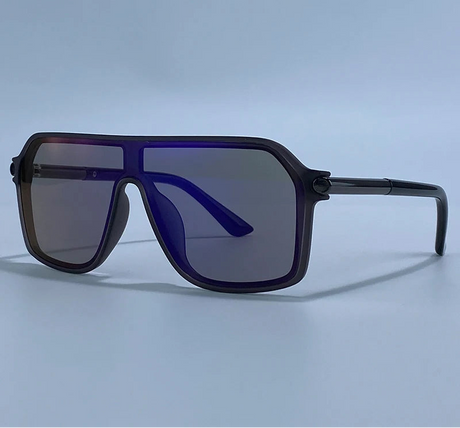Steampunk Oversized Metal Big Frame Sunglasses