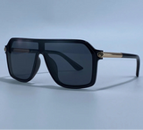 Steampunk Oversized Metal Big Frame Sunglasses