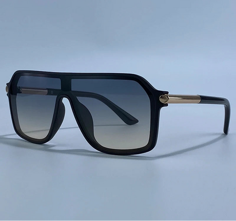 Steampunk Oversized Metal Big Frame Sunglasses