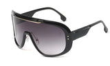 Black Steampunk Oversized Retro UV400 Vintage Sunglasses