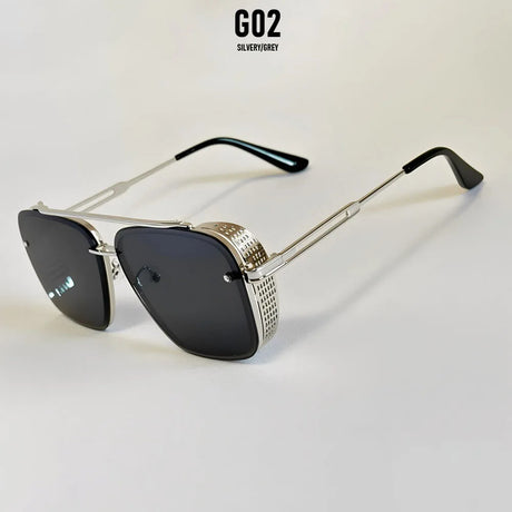 Steampunk Square Men Sunglasses