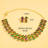 Size of Stonefans Double Layer Necklace