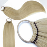 Blonde Straight 24Inch Ponytail Synthetic Extensions