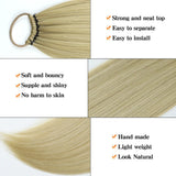 Straight 24Inch Ponytail Synthetic Extensions