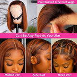 Straight Bob 13x4 Human Hair Wigs