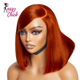 Straight Bob Colored 13x4 Full Lace 100% Human Hair Sassy Chick Logo