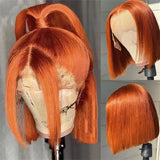 Straight Bob Colored 13x4 Full Lace 100% Human Hair
