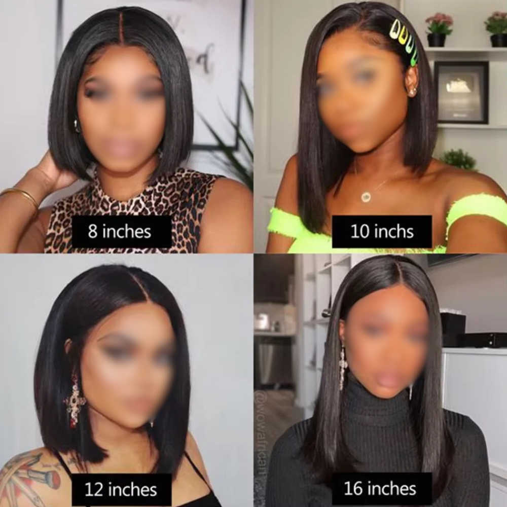 Straight Bob HD Lace Frontal Human Hair 13x4 Wigs