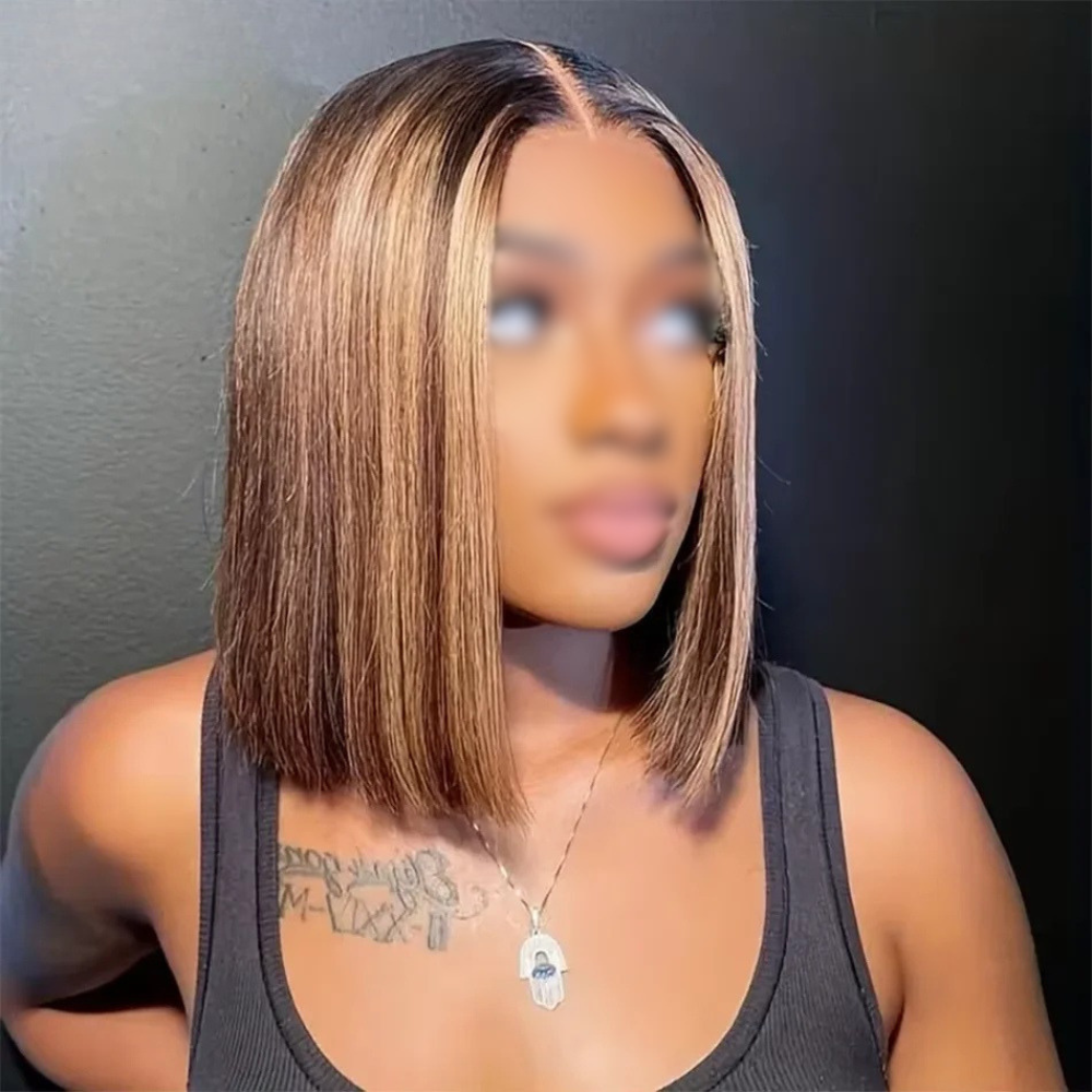 Straight Bob HD Lace Frontal Human Hair 13x4 Wigs 