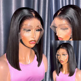 Straight Bob Wig 13x4 Lace Front Human Hair