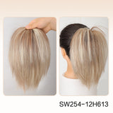 Blonde Straight Hair Bun Extension