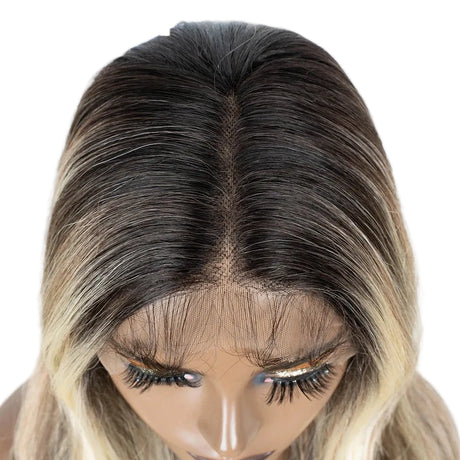 Straight Lace Wig With Baby Hair Synthetic Lace Front Wigs