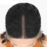 Straight Short Bob Synthetic Middle Part Lace Wigs