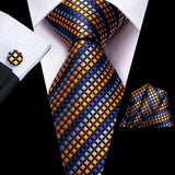 multi color small square design necktie 