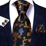 black gold necktie 
