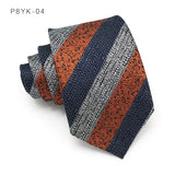 Gray Stripes Jacquard Woven 8CM Necktie