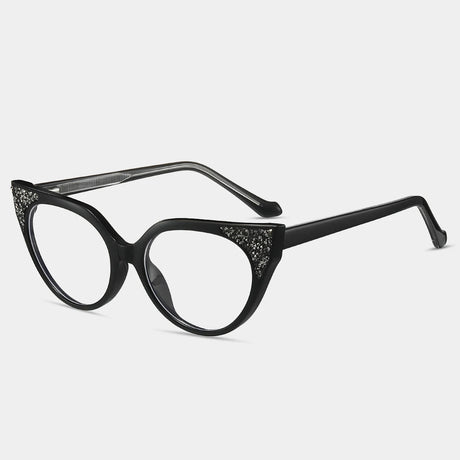 All black rim reading glasses 
