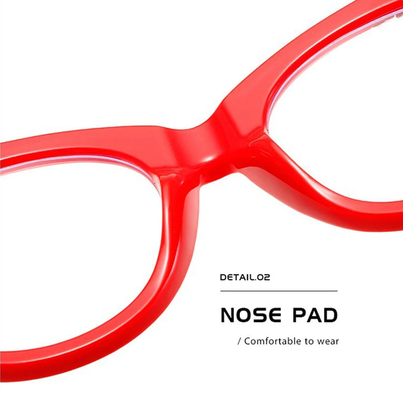 Details of Stylish Flower Design HD Lens Hyperopia Eyeglasses