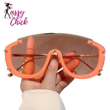 Stylish Gradient Outdoor Sunglasses Sassy Chick Logo
