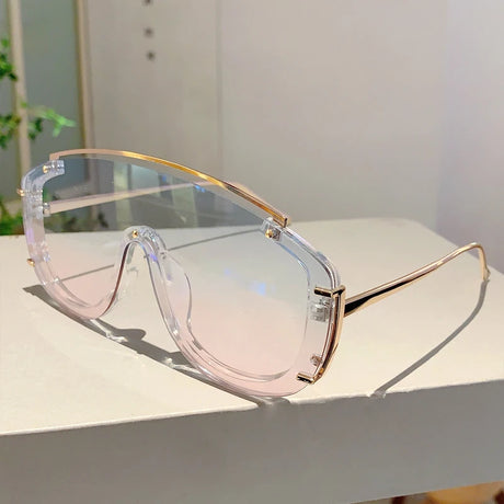 Transparent Stylish Gradient Outdoor Sunglasses