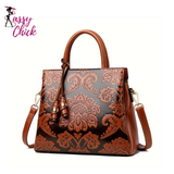 Stylish Multi-layer Shoulder Bag Sassy Chick Logo