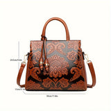 Size of Stylish Multi-layer Shoulder Bag