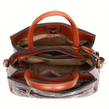 Compartment of Stylish Multi-layer Shoulder Bag
