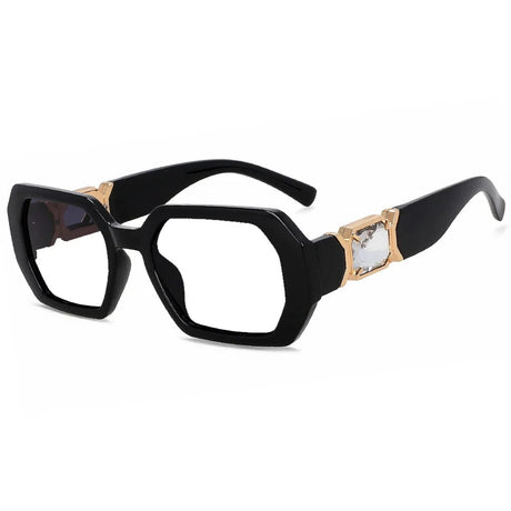 Stylish Square Anti-Reflective Eyewear black