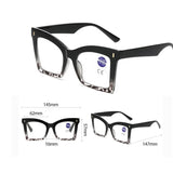 Size of Stylish Square Far Sight Oversized Eyeglasses