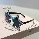 Size of Stylish Star Shaped Beach Sunglasses