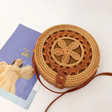 Summer Rattan Handmade Bag
