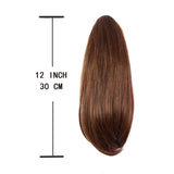 Size of Synthetic 12Inch Ponytail Clip In Hair Extension