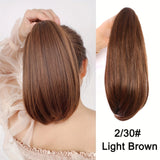 Synthetic 12Inch Ponytail Clip In Hair Extension