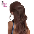 Synthetic 16 Inch Waterfall Half Up Layered Curly Ponytail Hair Sassy Chick Logo