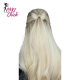 Synthetic Bowknot Claw Long Curly Wavy Ponytail Extensions Sassy Chick Logo